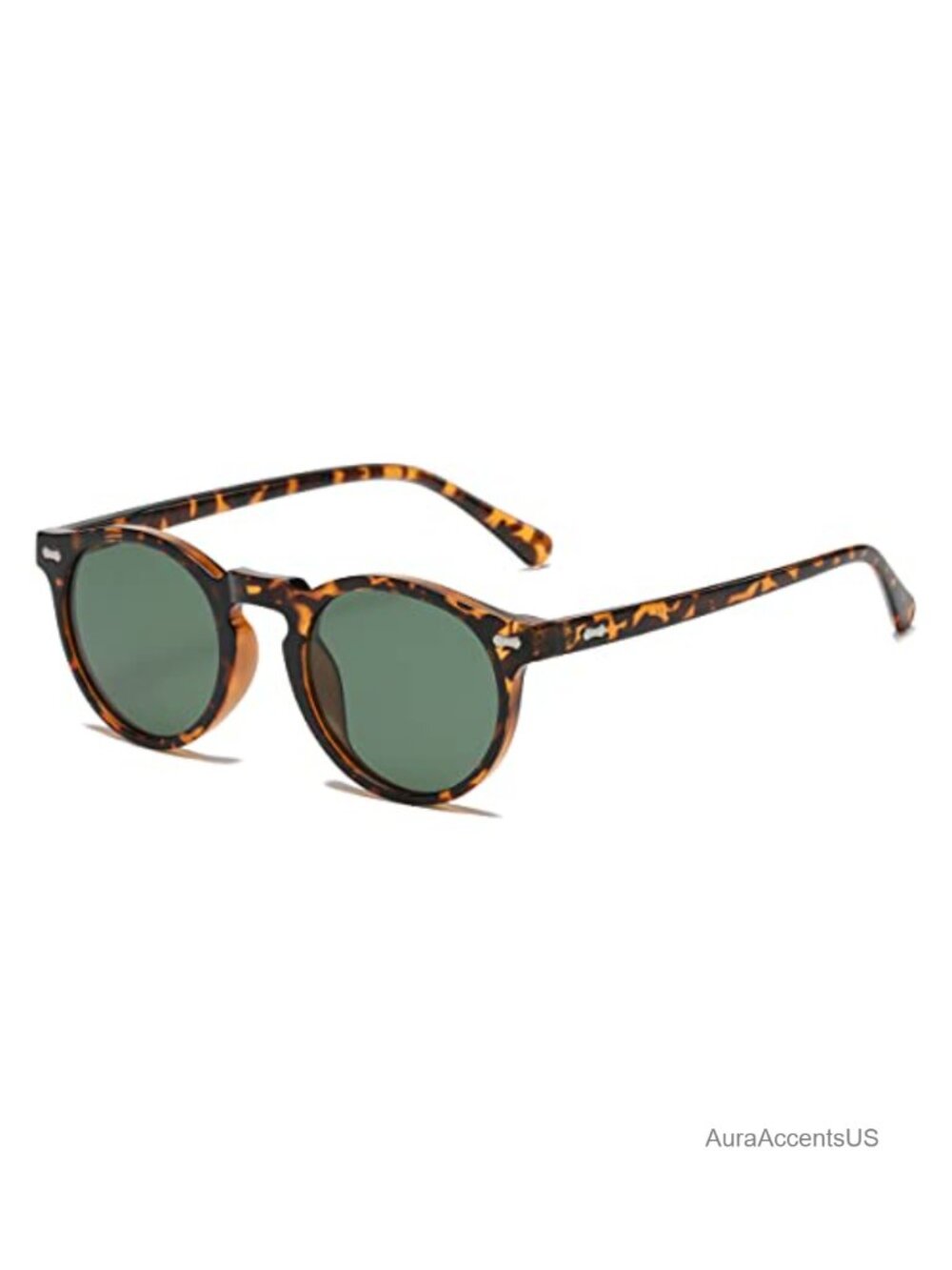 Polarized Round Sunglasses Acetate Frame UV400 Protection Unisex